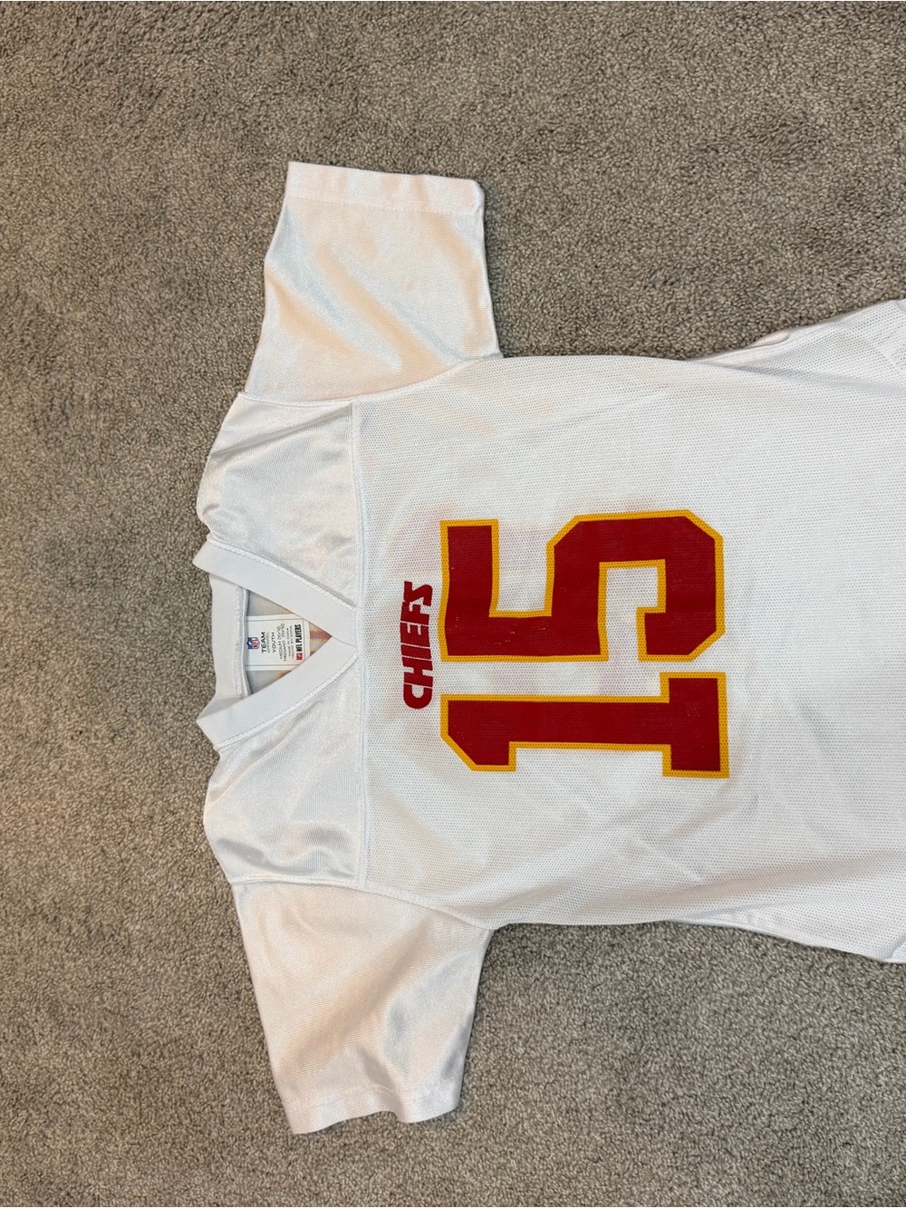 #15 White Patrick Mahomes Jersey